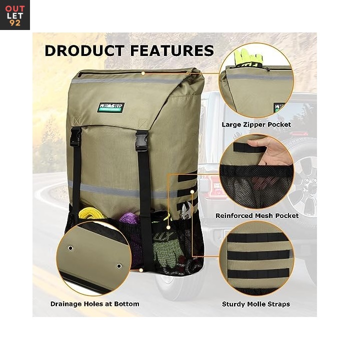 Kott varurattale, sobib kuni 101,6 cm rattale, Khaki