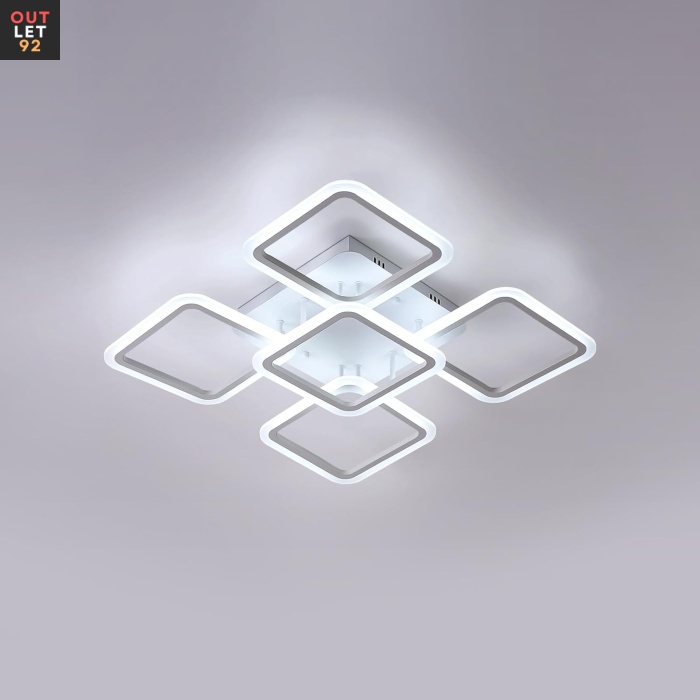 LED-laevalgusti, 61W, 7000LM, külm valge 6500K