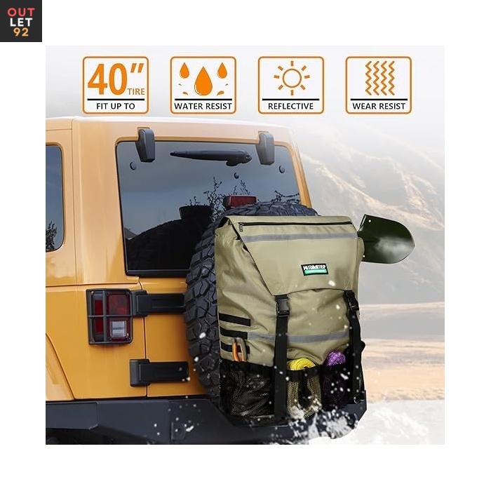 Kott varurattale, sobib kuni 101,6 cm rattale, Khaki