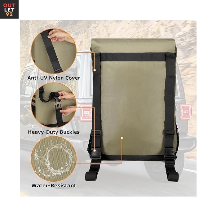 Kott varurattale, sobib kuni 101,6 cm rattale, Khaki