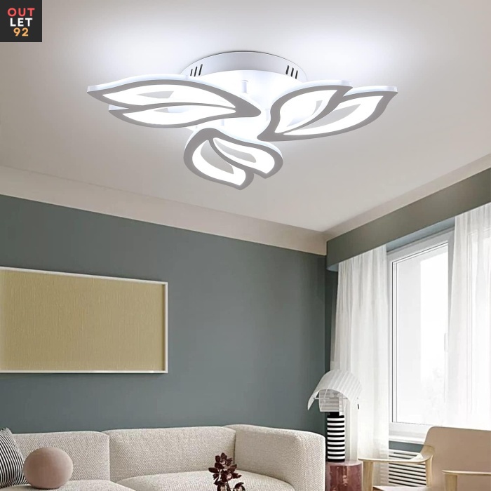 LED-laevalgusti, 40W, 4500 luumenit, külm valgus 6500K, valge
