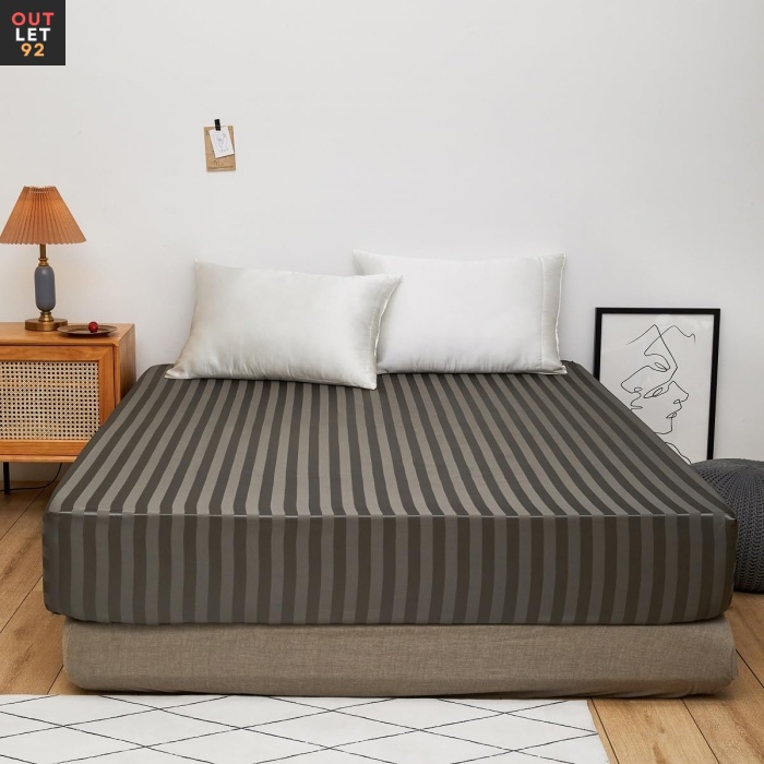 Voodilina, Mikrofiber satiin, 160x200 cm, Antratsiithall