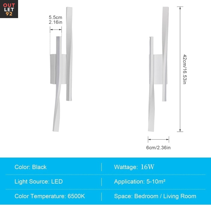 LED-seinalamp, 16 W, jahe valgus 6500 K