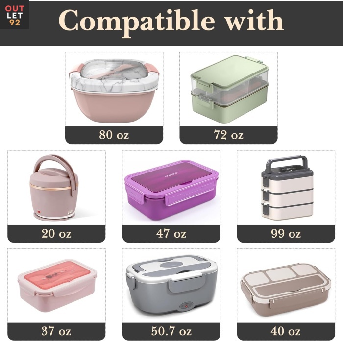 Isolatsiooniga lõunakott, lekkekindel, Oxfordi riie, must