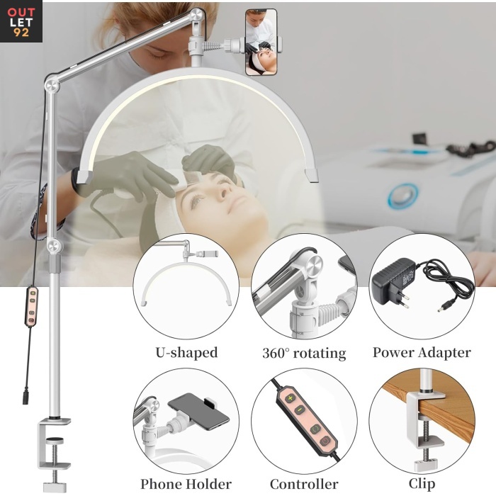 Ripsmelamp, kohandatav Helligkeit, LED, Valge