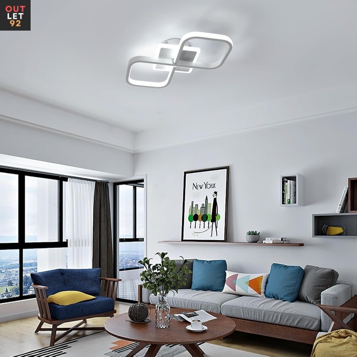 LED Laelamp, 4000LM, automaatne, 6500K külm valgus