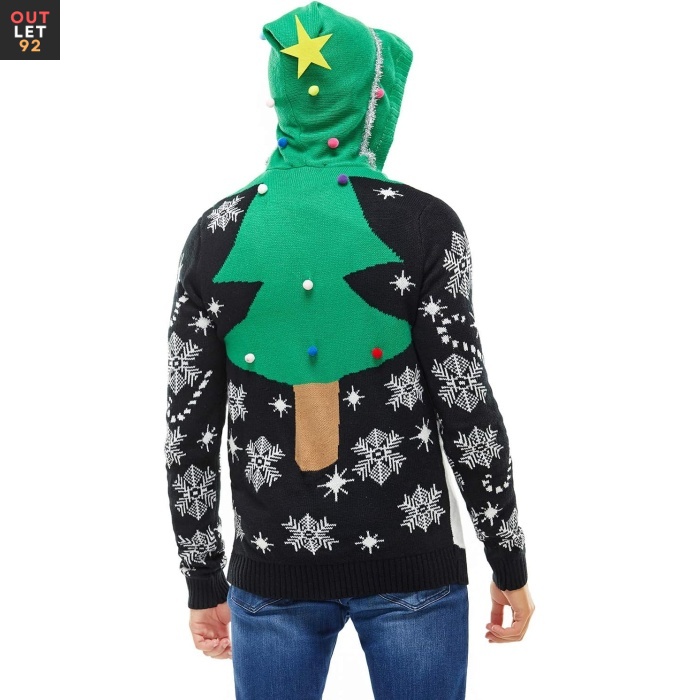Kole jõulukampsun kapuutsiga, XL