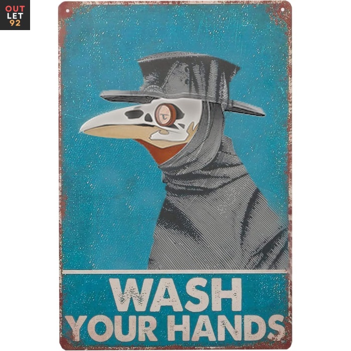 Katkuarsti kujundiga plekksilt, vintage-stiil, alumiinium, 20x30 cm