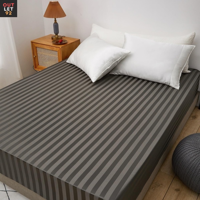Voodilina, Mikrofiber satiin, 160x200 cm, Antratsiithall
