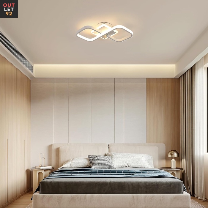 LED-laevalgusti, kaasaegne disain, akrüül, soe valge 3000 K