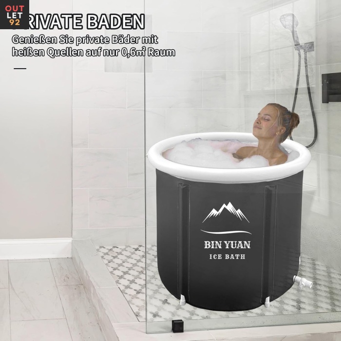 Jäävann, kokkupandav, 402 l, must