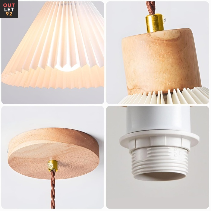 Laevalgusti, puidust alus, E27, reguleeritav kuni 160cm, kreemjas-valge