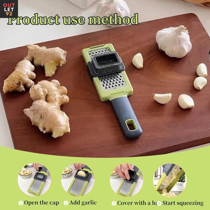 Küüslaugupress, mitmekülgne, roostevaba teras