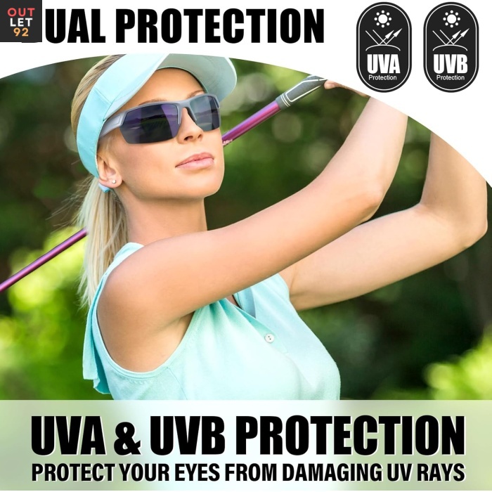 Sportpäikeseprillid, polariseeritud, UV400 Kaitse, Matt-lilla