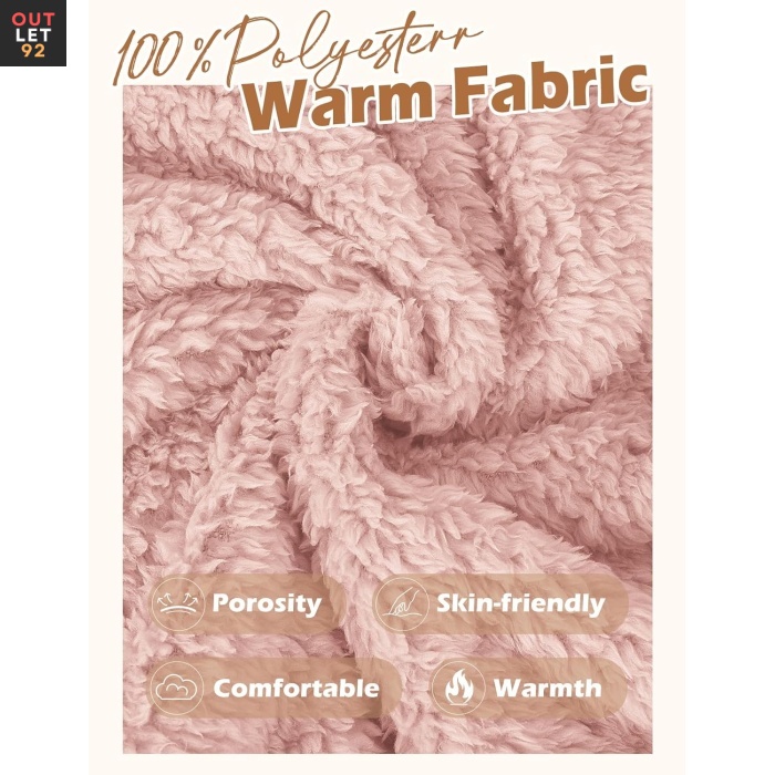 Fliisist pullover 1/4 tõmblukuga XL, roosa