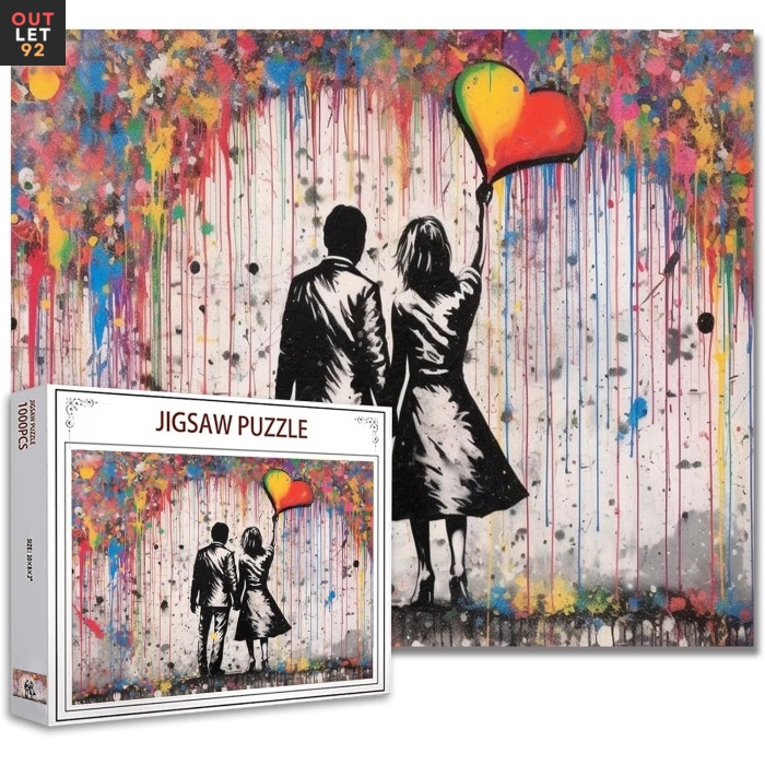 Graffiti-Puzzle täiskasvanutele, 1000 osa