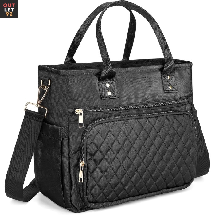 Isolatsiooniga lõunakott, lekkekindel, Oxfordi riie, must