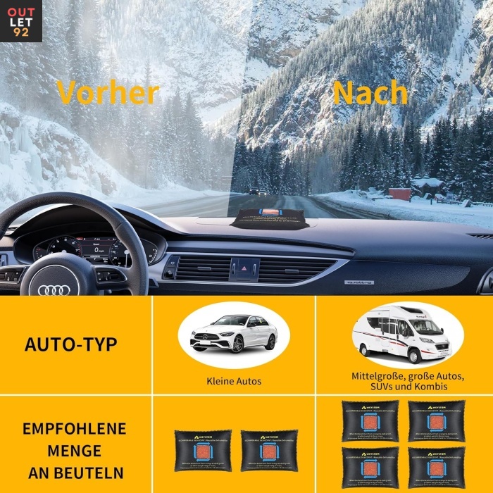 Niiskusekoguja kotid, korduvkasutatav, oranž-indikaator, 500g