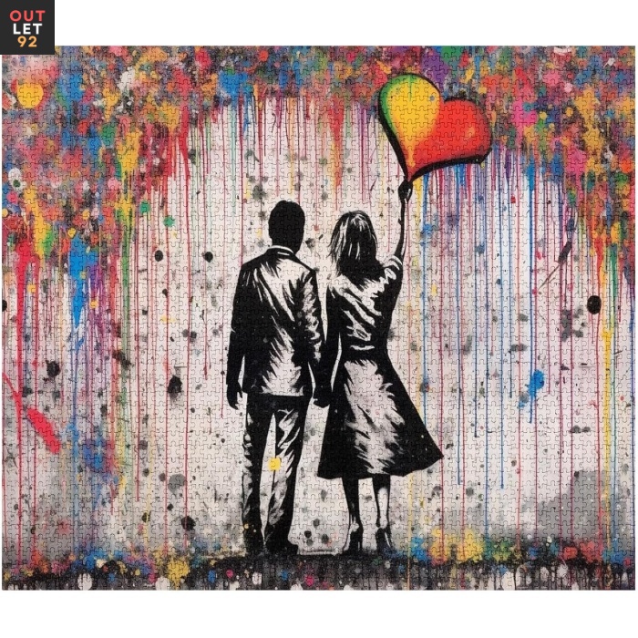 Graffiti-Puzzle täiskasvanutele, 1000 osa