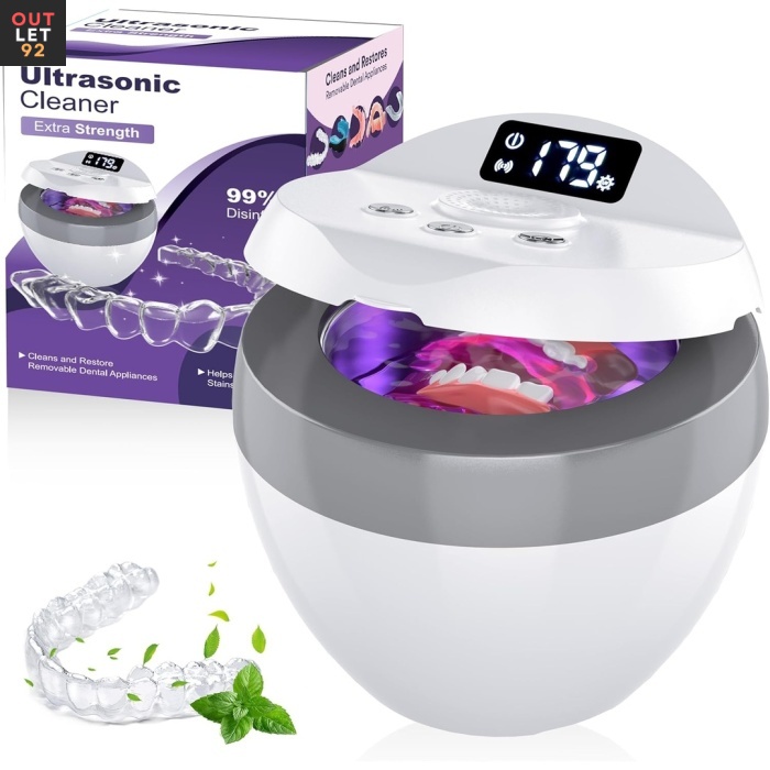 Ultraheli puhastusseade, 45kHz, 200 ml, UV-steriliseerimisega