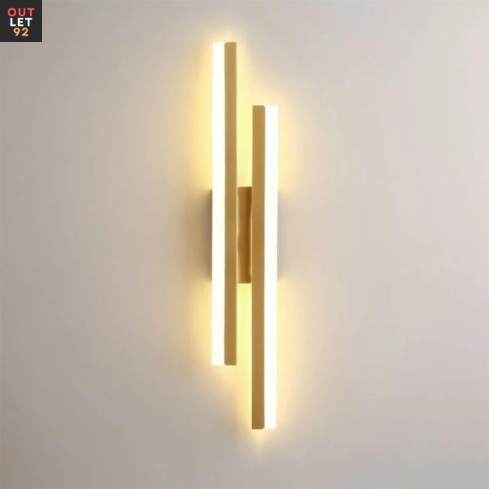LED-seinavalgusti, võimsus 16W, 1800lm, kuldne aküülium