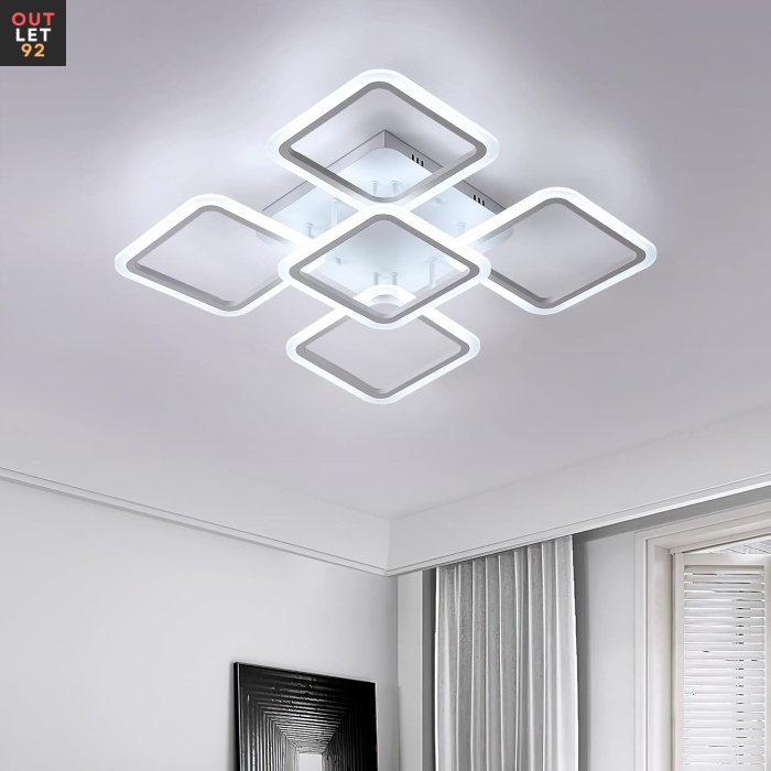 LED-laevalgusti, 61W, 7000LM, külm valge 6500K