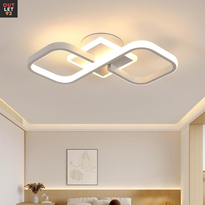 LED-laevalgusti, kaasaegne disain, akrüül, soe valge 3000 K