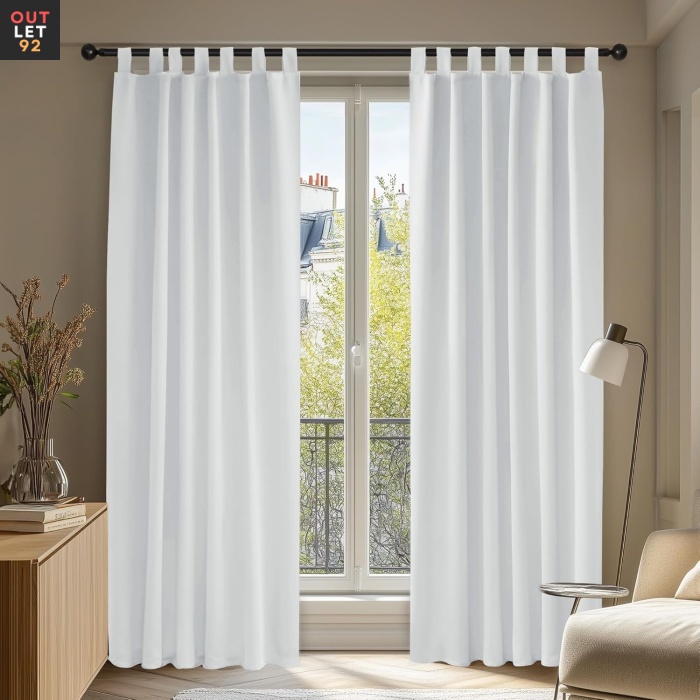 Pimendavad termokardinad 220x140 cm, aasadega, hõbehall, 2tk