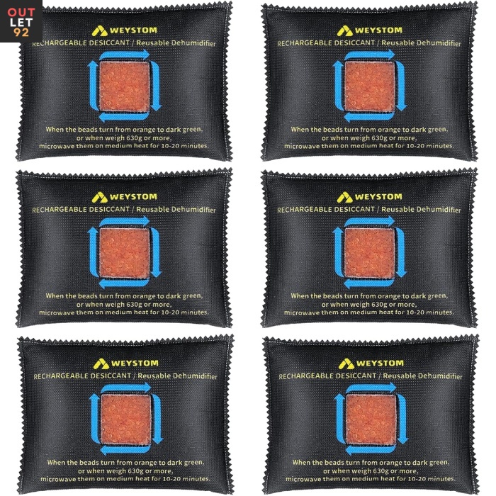 Niiskusekoguja kotid, korduvkasutatav, oranž-indikaator, 2x 500g