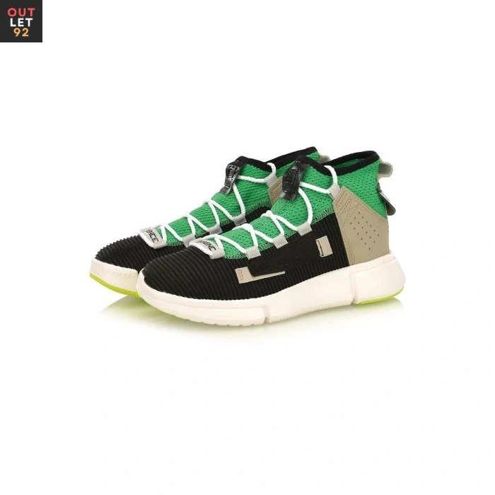 Li-Ning korvpallijalatsid naistele,hingavad, must/roheline