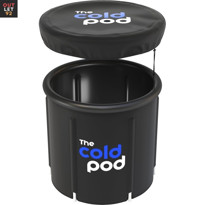 Kokkupandav jäävann 320L, PVC-vooder, kaanega, must