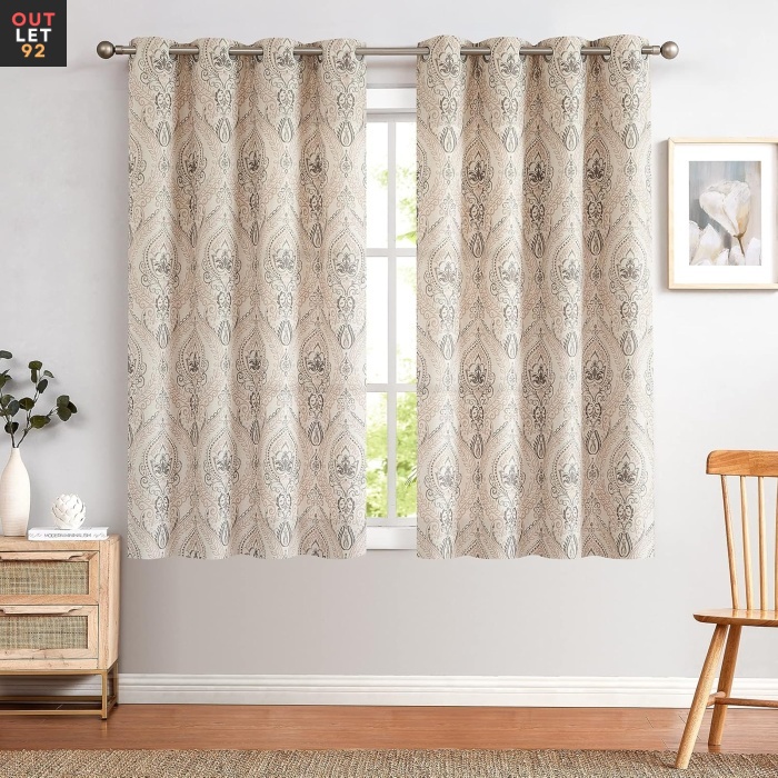 Läbipaistmatud kardinad, 2-osaline komplekt, 145x130cm