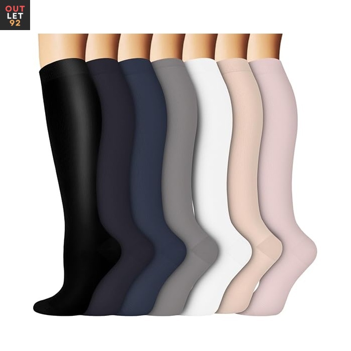 Kompressioonsokid 7 paari 360 kraadi tugi