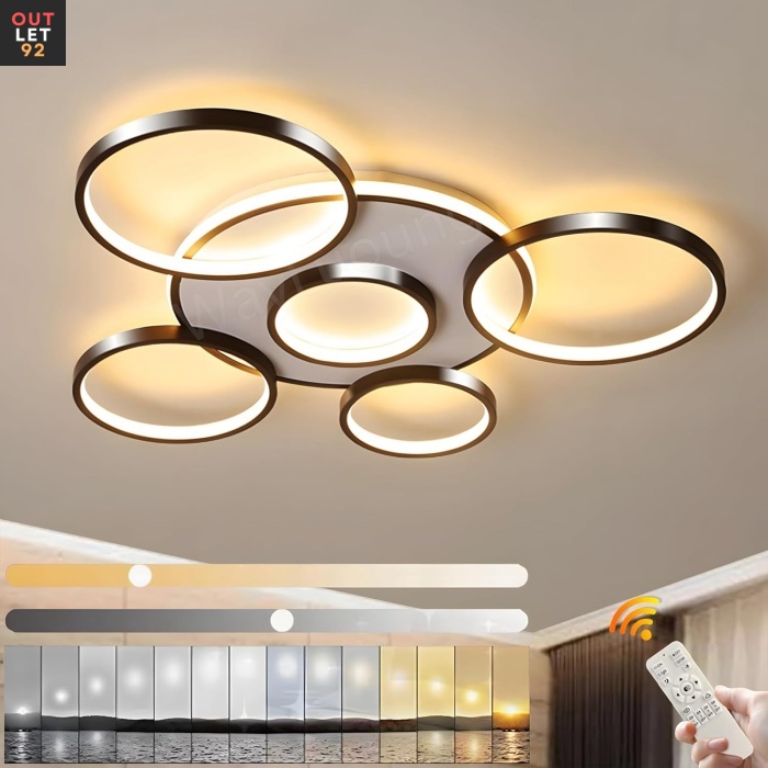 Laevalgusti LED 86 W 2700 kuni 6500 K puldiga