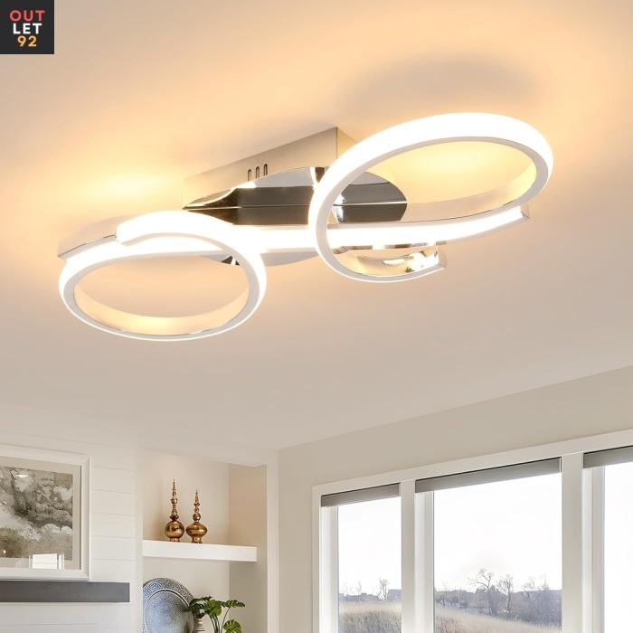 LED Laevalgusti, 36W, 4000 lm, 3000K Soe Valge