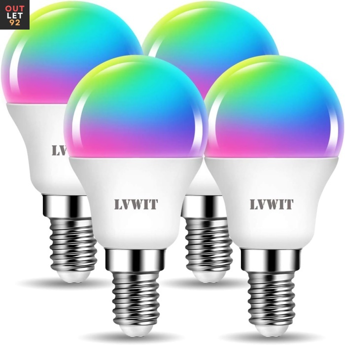 Nutikas E14 LED pirn WiFi 4.9W 470lm RGB