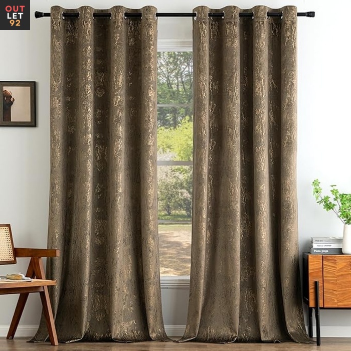 Sametkardinad, Pimendavad Kardinad, Dekoratiivsed Kardinad, 2tk, 140x175cm