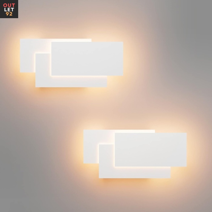 LED seinalambid 24 W, 3000 K soe valge, 2 tk komplekt