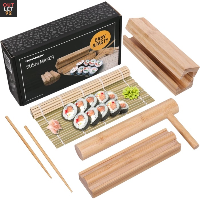 Sushi valmistamise komplekt, 100% bambus