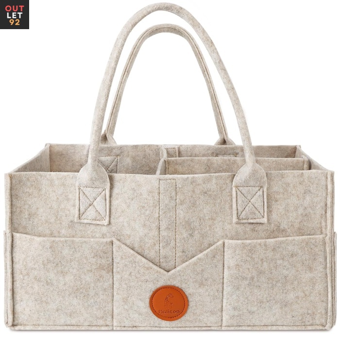 Vildist mähkmehoidja, eemaldatava vaheseinaga, käepidemega, 38x23x18cm, khaki