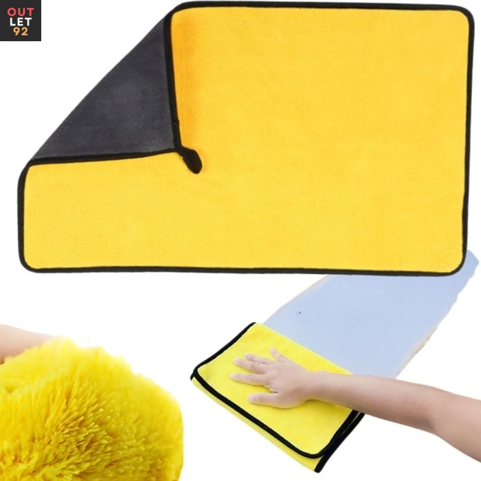 Suur kvaliteetne mikrofiiber puhastuslapp autole ja kodule 60×90 cm