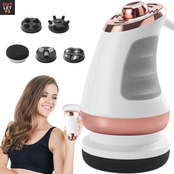 Kehamassaažiseade, tselluliidivastane massöör 5 otsikuga