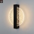 LED Seinalamp Reguleeritav, Ümmargune Akrüül, 12W, Must