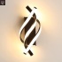 LED-seinavalgusti, spiraaldesign, 22W, must