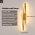 LED-seinalamp, 16W, 1800LM, Kuldne, 42x9.5x6 cm