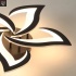LED-lavalgusti, lillekroonlehe disain, 60w, must
