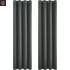 Pimendavad termokardinad 220x140 cm, rõngastega, tumehall, 2tk