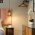 Ripplae lamp, käsitööna punutud, E27 pirn, must kuni 150 cm reguleeritav