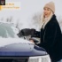 Jääkaabits kindaga, 2-in-1 disain, veekindel, must