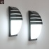 LED seinavalgusti, IP65 veekindel, külm valge 6500K, must
